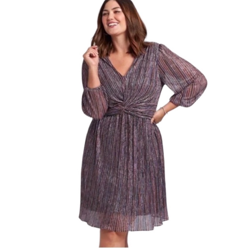 Long sleeve cocktail dress. Lane Bryant, size 26W never worn, tags still on.